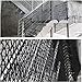KACQIHTU Safety Net Protection Rope Net Baseball Net Kids Pet Stair Balcony Protection Net Baseball Softball Backstop Nets Knotless Polyester Sports Netting Black