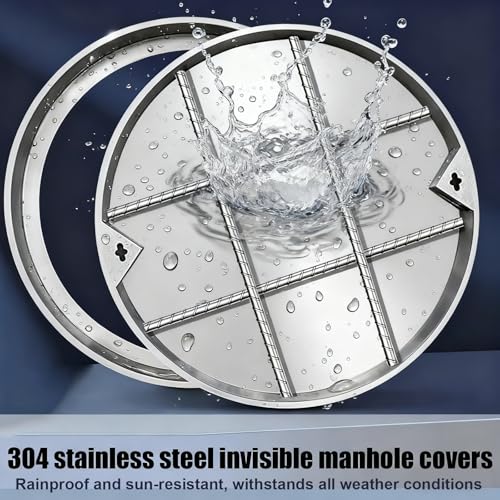 Couvercle de regard invisible contre les plaques de fonte moches - 5