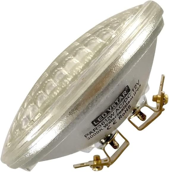 VSTAR LED PAR36 12W 12V Bulb,1350lm(75W Halogen Equivalent),3000K Warm White,Water Resistant,LED Landscape Lighting Bulbs,Pack of 1