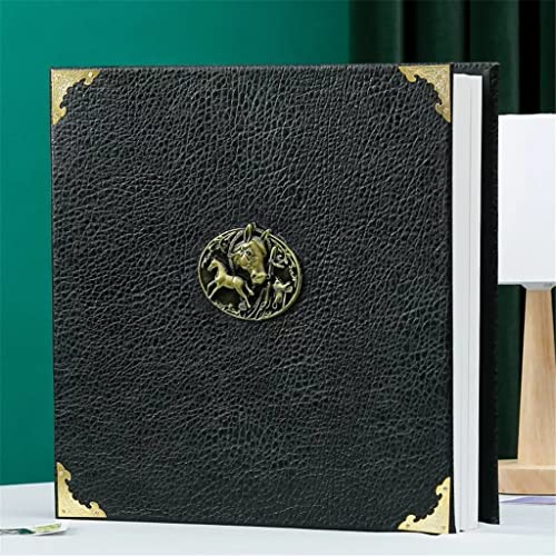 N/A Leather Adhesive Album Photo 10X15 Large Capacity Handmade Diy Album Scrapbooking Creative Photo Decor 500 Photos (Color : Color 2, Size : 32X33.5X5.3Cm) #TOP28