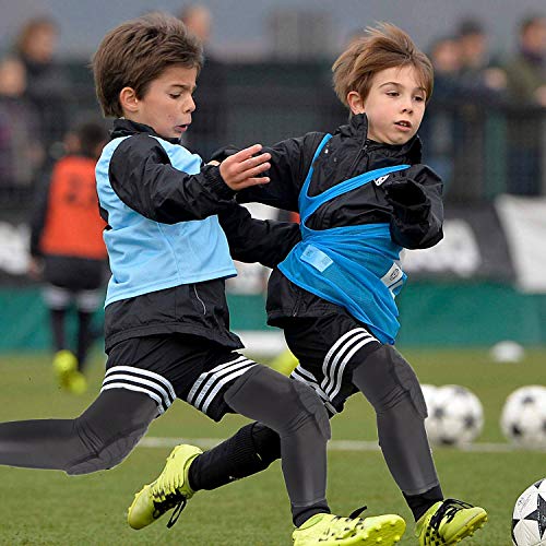 Bohope Kids Youth 5-15 Years Padded Leg Compression Sleeve Knee Guards Protective For Basketball, Baseball, Football Goalkeeper, Volleyball, Skating, Cycling.universal For Boys And Girls #TOP4