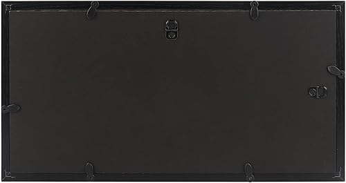 Miniatura 2 de Golden State Art, Marco de fotos de collage de 7 x 14 pulgadas con tres aperturas de 4 x 6 pulgadas, pantalla horizontal y vertical, marcos rústicos