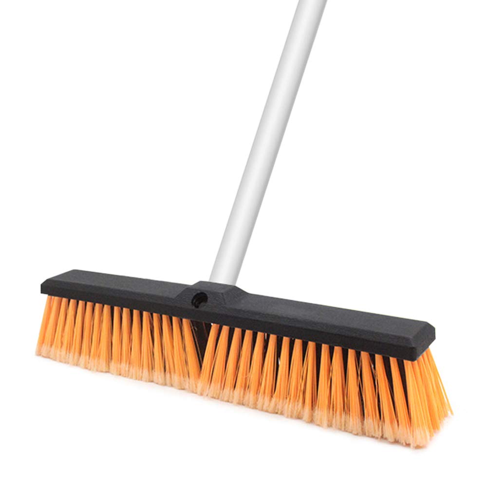 Floatant 18" Push Broom Heavy Duty Large Outdoor Sweeping Broom Wide