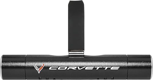 Miniatura 2 de Para Chevrolet Corvette C8 Ambientador de ventilación de coche Clip negro con ventana ajustable y 10 varillas de recarga