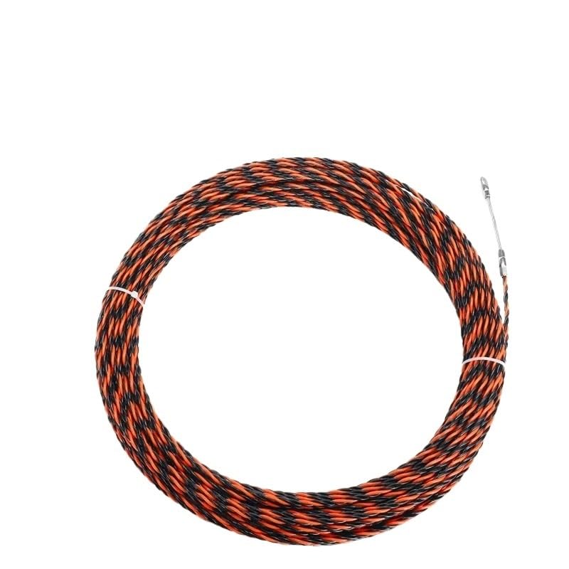 Einziehband 6 mm 5–40 m Kabel-Push-Puller, Einfädler, Elektriker, Einfädeldraht, Führungsgerät, Snake Rodder, Fischband, Blei, Wand, Draht, Leitungswerkzeug(30m)