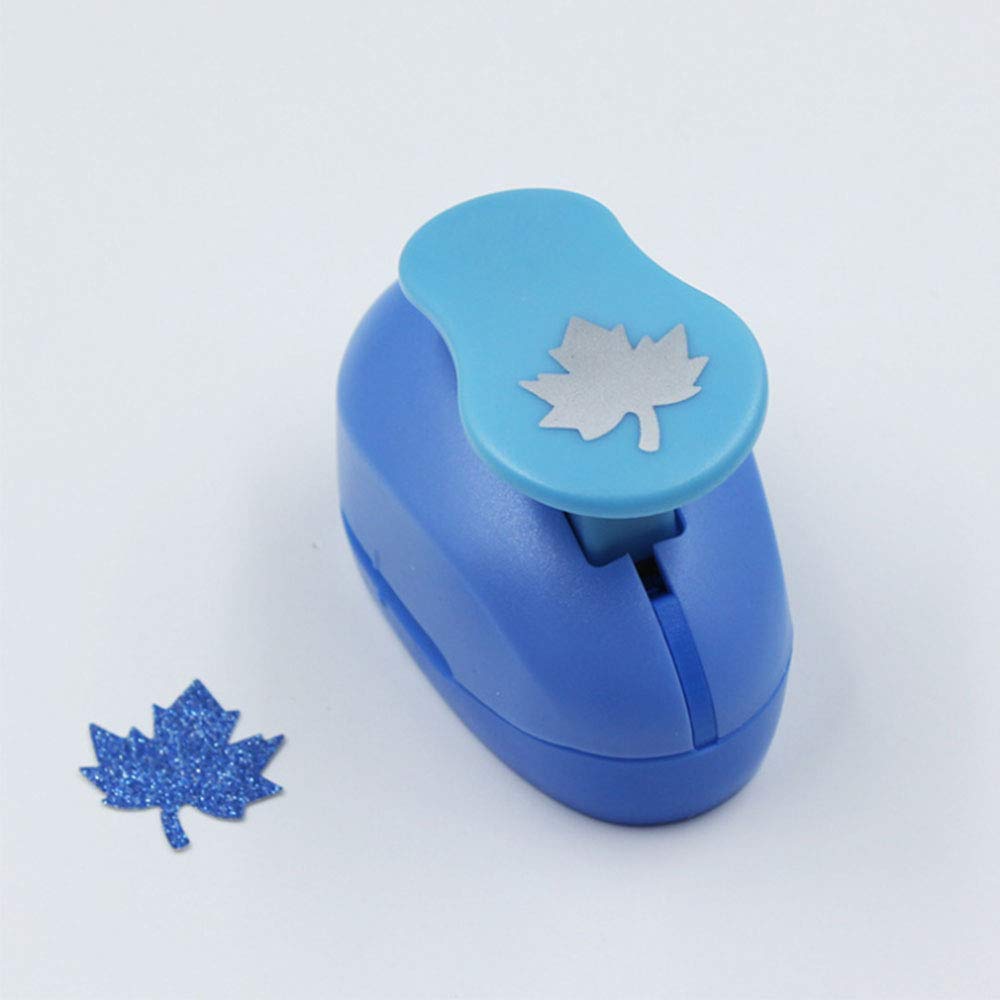 (Maple leaf) Handmade Cut Punch Set, 10 Decorative Patterns for Scrapbooking Hobby Crafts DIY Greeting Cards