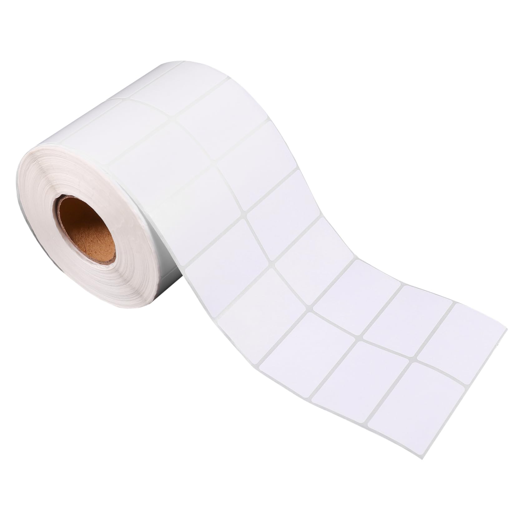 Rouleau D'étiquettes Autocollantes Blanches, 3000 Feuilles, pour Imprimer