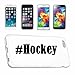 Reifen-Markt Hard Cover - Funda para teléfono móvil Compatible con Apple iPhone 6S Hashtag #Hockey en Red Social Diseño