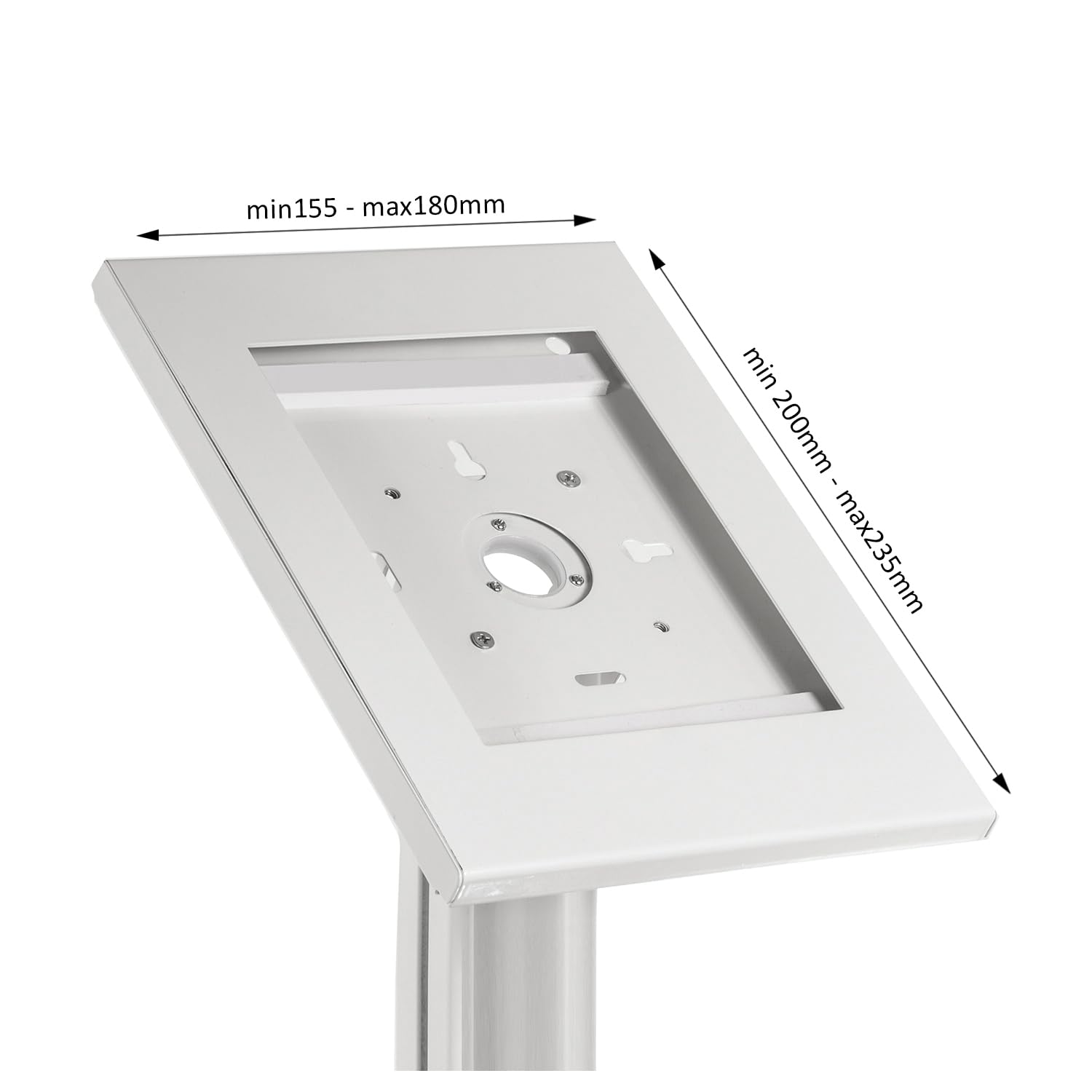 Maclean MC-724 Supporto Staffa da Pavimento per Tablet Stativo Stand Compatibile con iPad2.3.4 IPAD Air