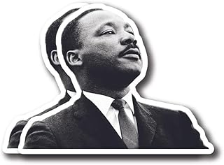 Martin Luther King Jr Sticker- I Have A Dream - MLK JR - Black History Month Speech- Premium Quality Vinyl Bumper Stickers 2-Pack | 5-Inch on Widest Side | Made in USA - FHJ585