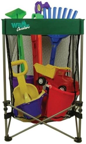 Folding Mesh Storage Bin with Carry Bag, 27-inch