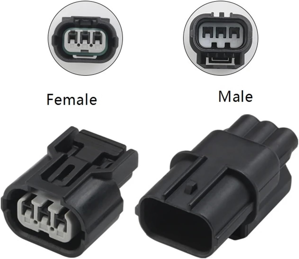 automotive wire connectors 3p 6188-4739 6189-0887 Socket Harness Repair Kit Connector Car maintenance(3p male,50 sets)