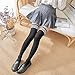 Mfacl Thigh High Socks Womens Knee High Socks - 1Pair Women Girls Fashion School Student Socks Spring Summer Over Knee Thigh High Elastic Stockings Black/White (Color : Black A)
