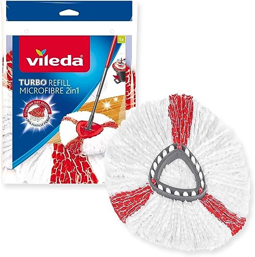 Recharge Turbo Vileda lavable pour nettoyer sol dur sans effort
