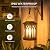 WdtPro Solar Lanterns Outdoor Waterproof, Upgraded Bright Hanging Solar Lights for Outside,Solar Powered Lanterns Lighting LED for Garden Patio Yard Decorative 2 Pack (Warm Light)