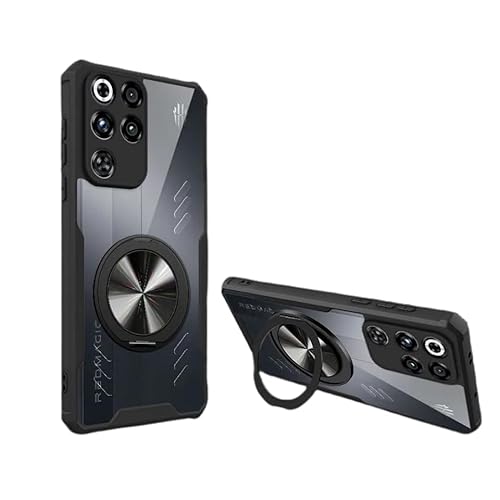 Red Magic 11 Pro�Ή��P�[�X �X�g���b�v�z�[�� ���C�z���q�[�g�V���N�ɑΉ� �ԍڃz���_�[�Ή� ���M �y�� ��]�X�^���h Red Magic 11 Pro+ �����w�ʃJ�o�[ RM11P-CZ-51225 (�u���b�N)