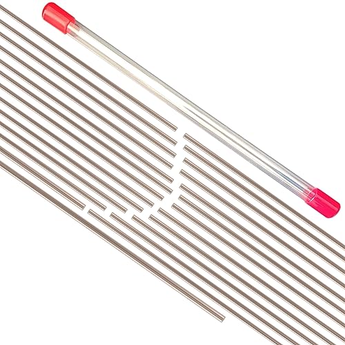 10 Sticks Brazing Rods 5% Silver Solder BCuP-3 Welding Rod 1/12″x10″ For Air Conditioning Refrigerator Cold Storage HVAC Units