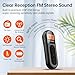 FM Portable Radio, Rechargeable Pocket Radio with Best Reception Digital Tuning, LCD Screen,Belt Clip, Stereo Sound Earphone Jack for Gym, Jogging, Walking, Camping