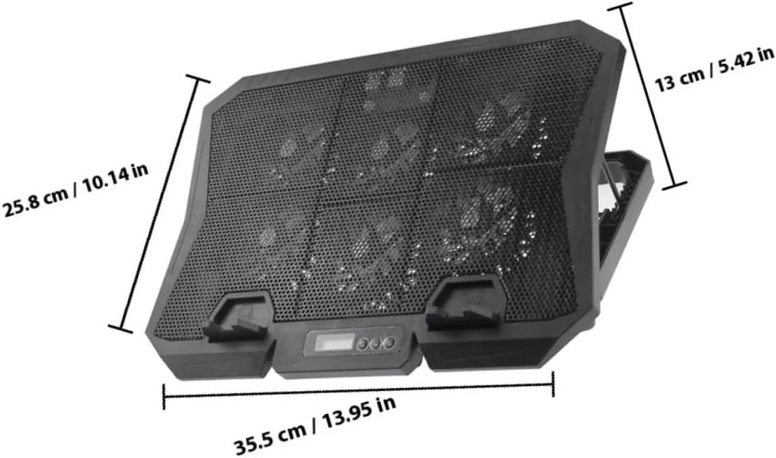 Laptop Cooling Pad 15.6 Inch Quiet Laptop Stand with Adjustable Speed Cooling Fan for PC Notebook Cooler Suitable for Home and Office Use