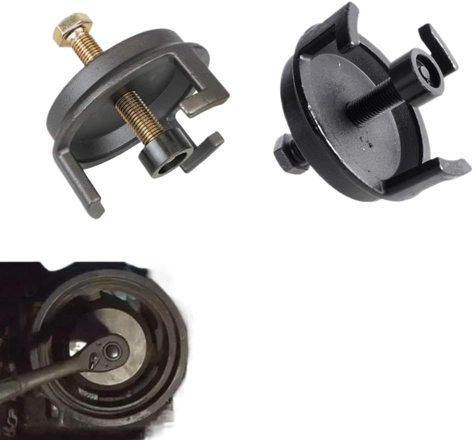 Harmonic Balancer Puller 25264 Crank Pulley Removal Tool Compatible with GM 5.3L 5.7L LS1 6.0L LS2 6.2L LS3 7.0L and Other Specified Engines(Gold)