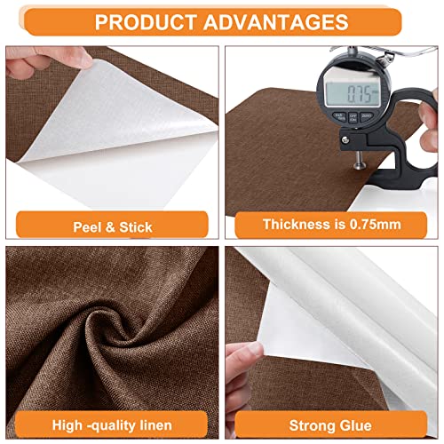 Remendos de reparo de tecido, 4 peças, 28 x 20 cm, adesivos de reparo autoadesivos, kit de reparo de