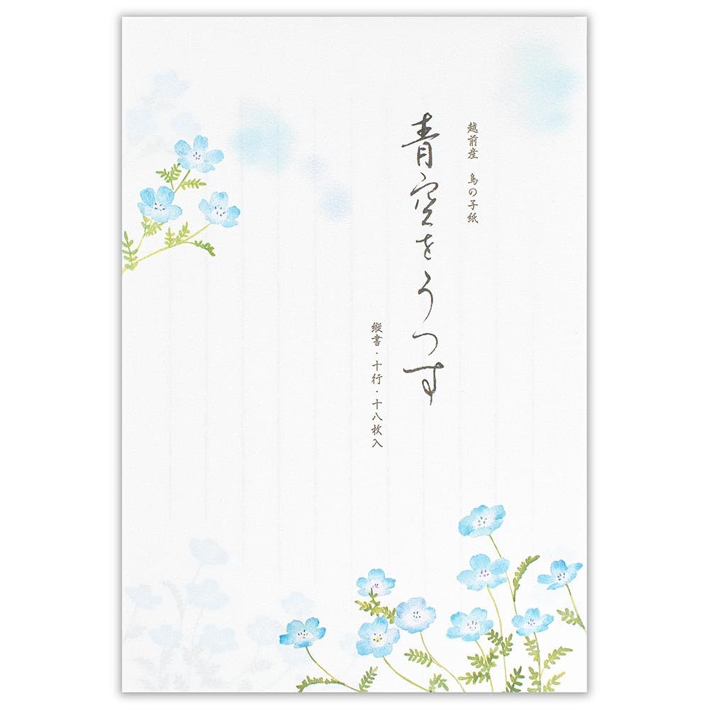 Nemofila Blue Sky Washi Letter Paper Set