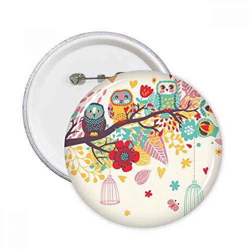 Badge bouton chouette pour réparer un accroc ou décorer un vêtement triste facilement