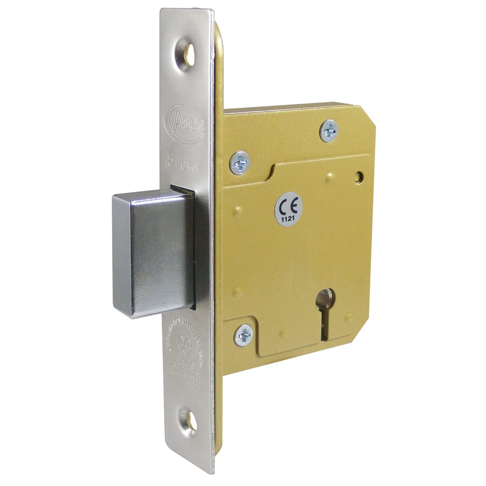 Asec Gold Bs 5 Lever Deadlock