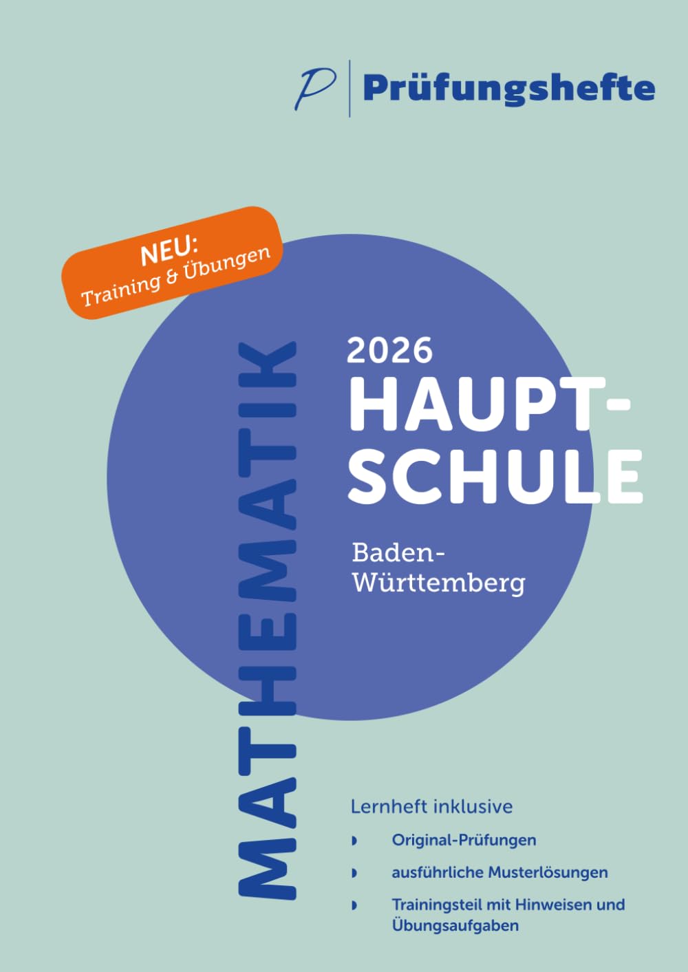 Prüfungsheft – 2026 Mathematik Hauptschule – Baden-Württemberg – Original-Prüfungen und Lösungen