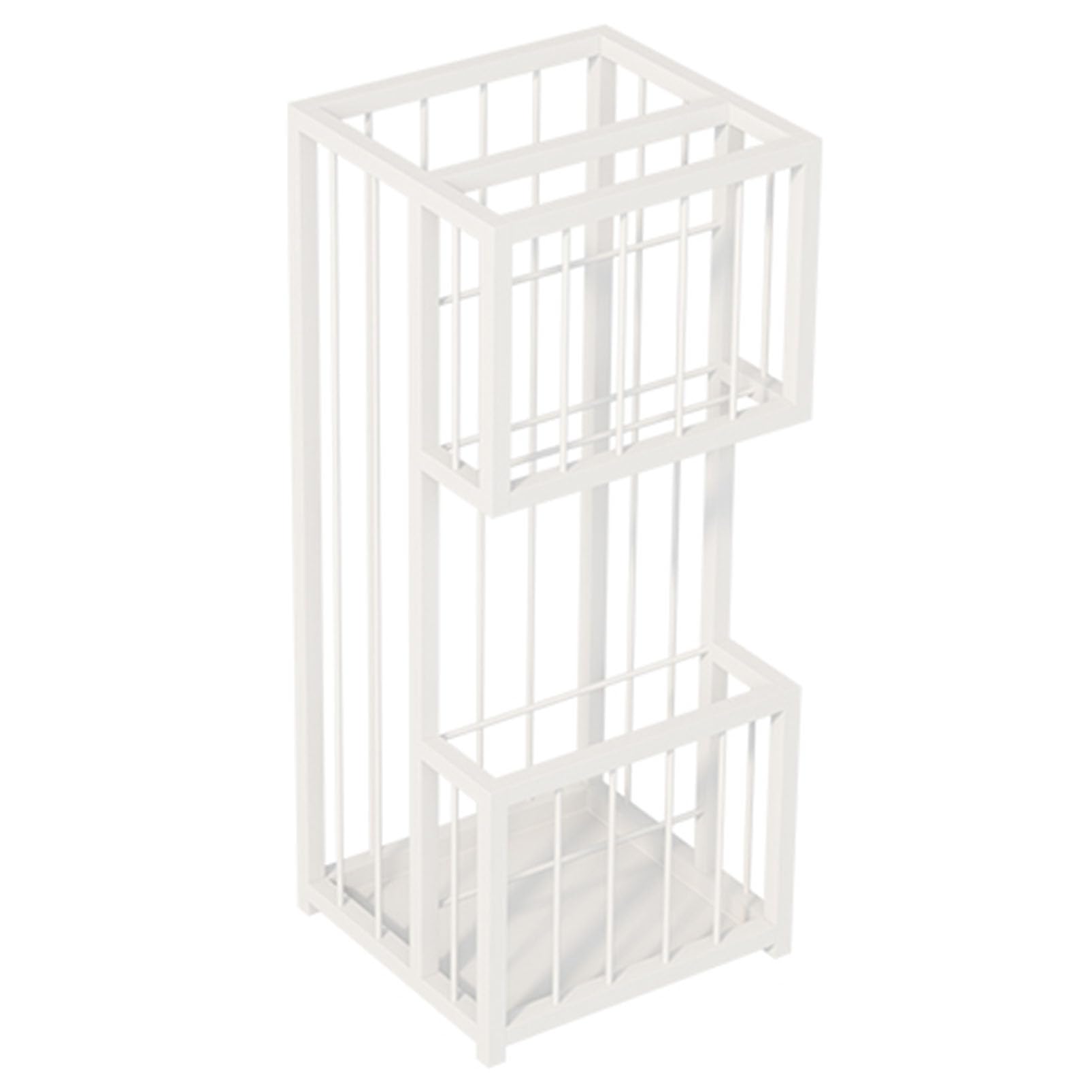 BHFPFZA Elegant Metal Umbrella Stand with Removable Drip Tray – Stylish Holder for Home, Office, Mall, and Hotel – Creative Cane Support for Entryway and Hallway