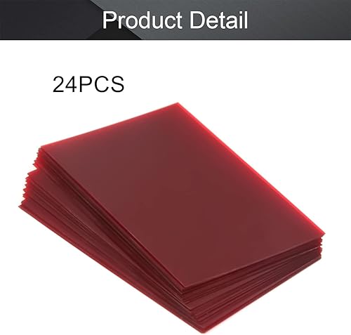 Miniatura 4 de Bettomshin Lentes 3D de papel de filtro de resina rojo y rojo para película 3D, estilo de actualización adicional, 24 unidades