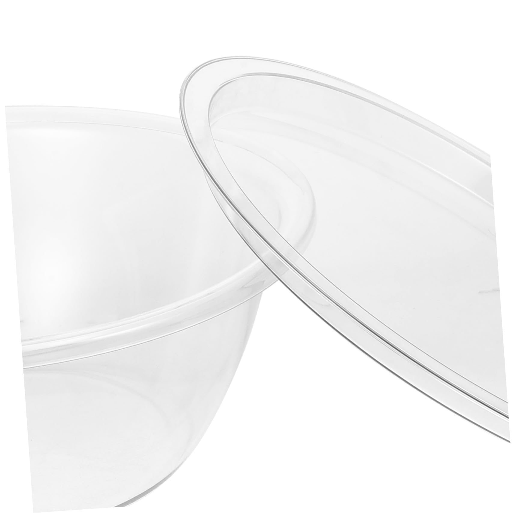 Bol de Pétrissage en Plastique avec Couvercle, Grand Format Profond