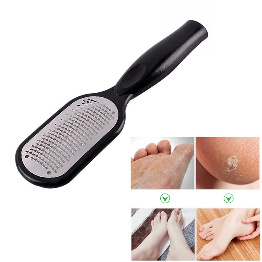 Lima de pies para eliminar callos de acero inoxidable, herramientas de pedicura