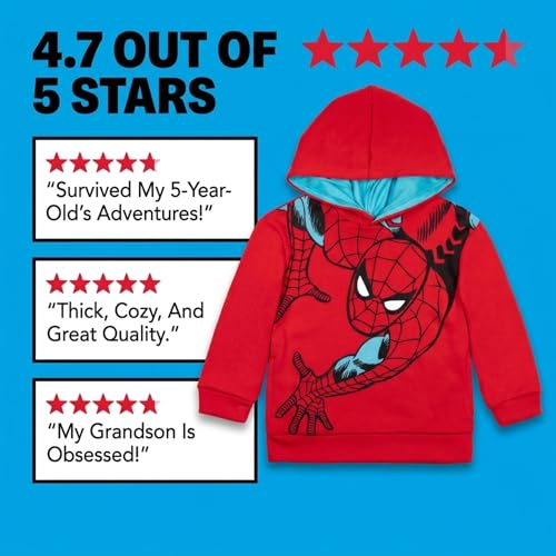 Image of Marvel Fleece Pullover Hoodie Toddler to Big Kid Sizes (2T - 18-20)