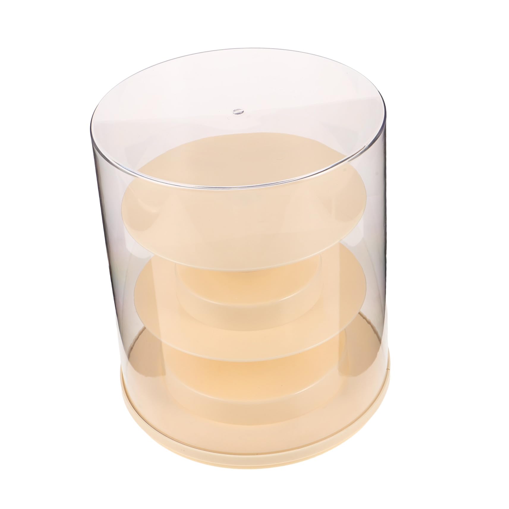 Vitrina Giratoria Transparente Caja Antipolvo para Minifiguras Vitrina de Colección para Exhibir Modelos Estante o Escritorio