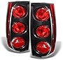 AKKON - For GMC Yukon Yukon XL 1500 XL 2500 SUV Red Clear Tail Lights Rear Brake Lamps Replacement Left + Right