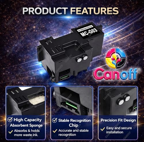 Image of CANOFF MC-G03 Maintenance Cartridge Compatible for Canon PIXMA