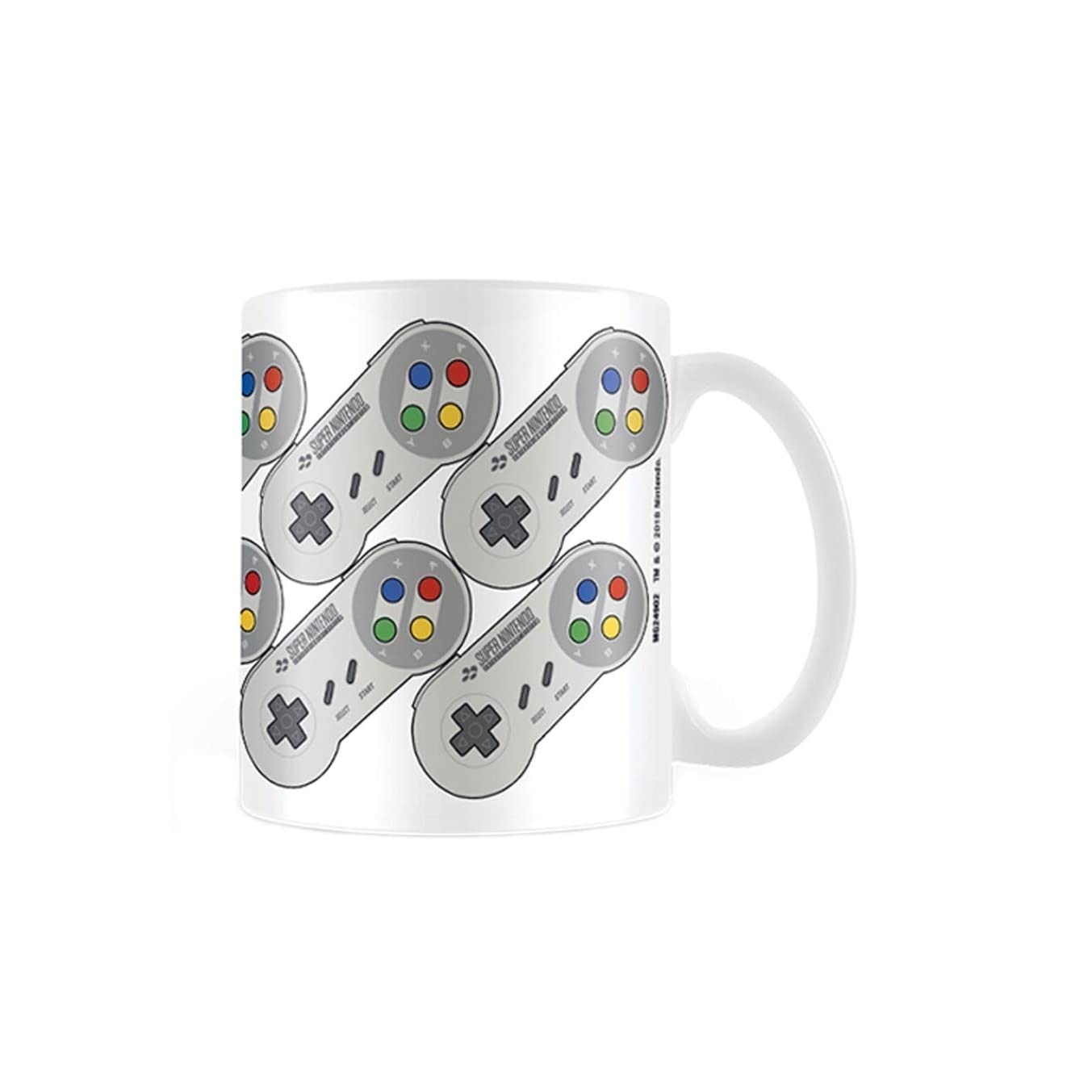 Pyramid International Multi-Coloured Nintendo (Snes Controller Pattern) Mug
