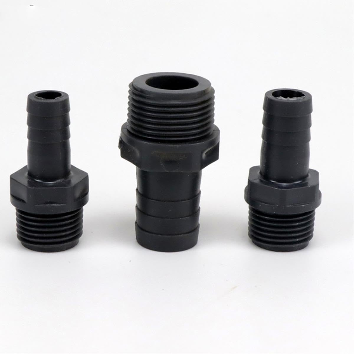 1~20 Pezzi 1/2"-1" Filettatura Maschio A 8-30mm PVC Pagoda Connettore Tubo Flessibile Connettori Rapidi Acquario Giardino Irrigazione Raccordi per Tubi dell'Acqua-1 Pollice A 20mm,20Pcs