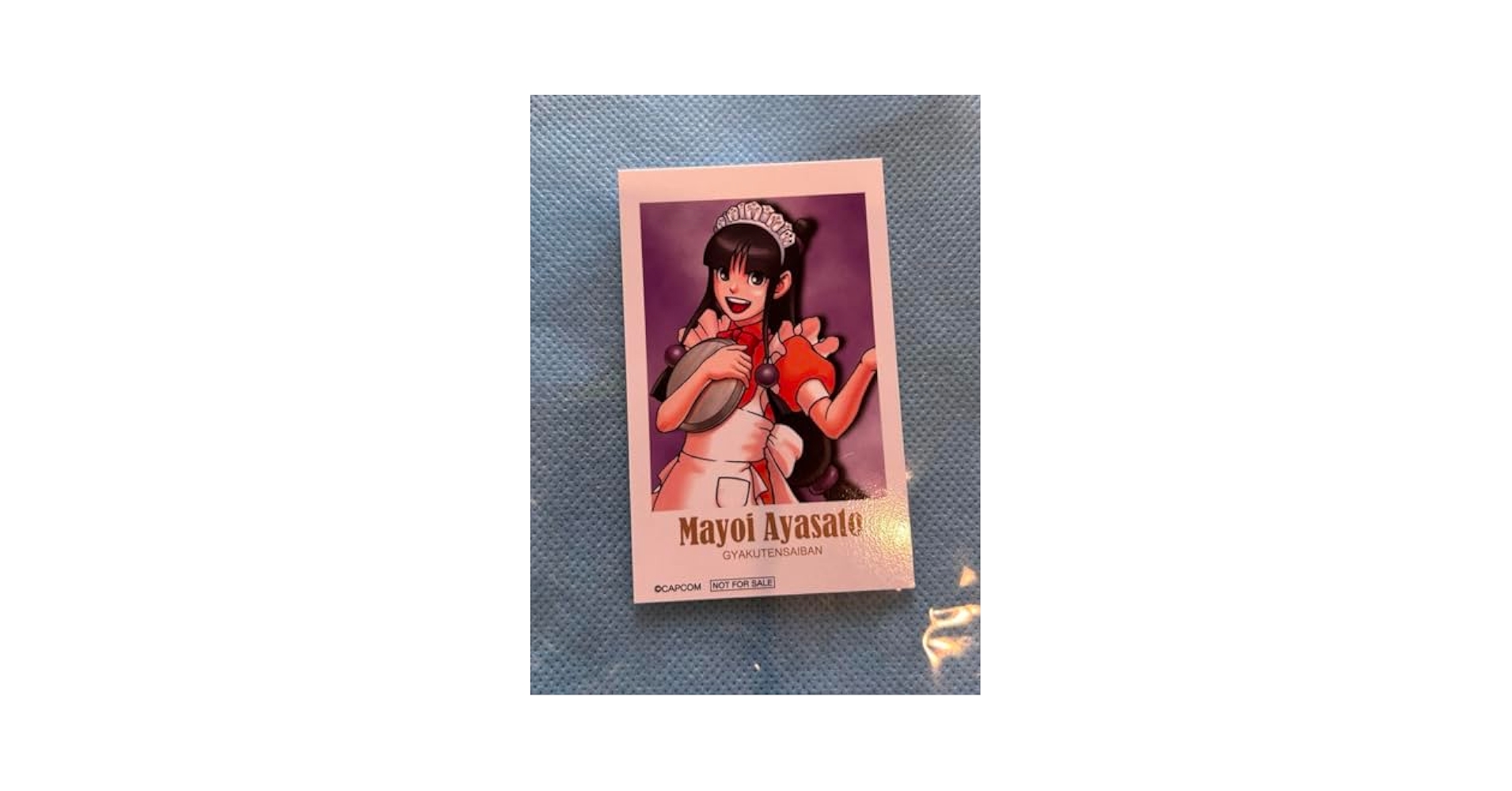 Amazon.co.jp: 逆転裁判 推し活 綾里真宵 チェキ風カード : おもちゃ