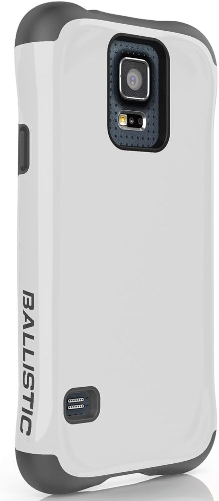 Ballistic Urbanite Case for Samsung Galaxy S5 - Retail Packaging - White/Charcoal