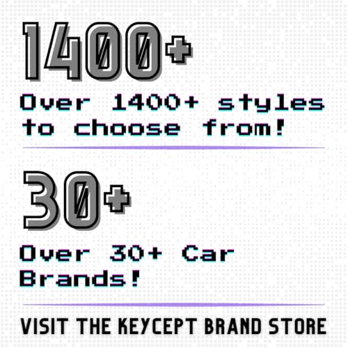 Image of KEYCEPT Classic Leather for Honda Accord, City, Civic, Brio, Jazz, Amaze 2 Button Remote Key with Keychain(Keyshell & Genuine Leather)
