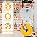 Otoolling 4 Pack 1 Ton Swivel Pulley Hook Heavy Duty Pulley Lifting Block Hoist 2 Bearings 360 Degree Rotating Snatch Block with Hook for 5/8
