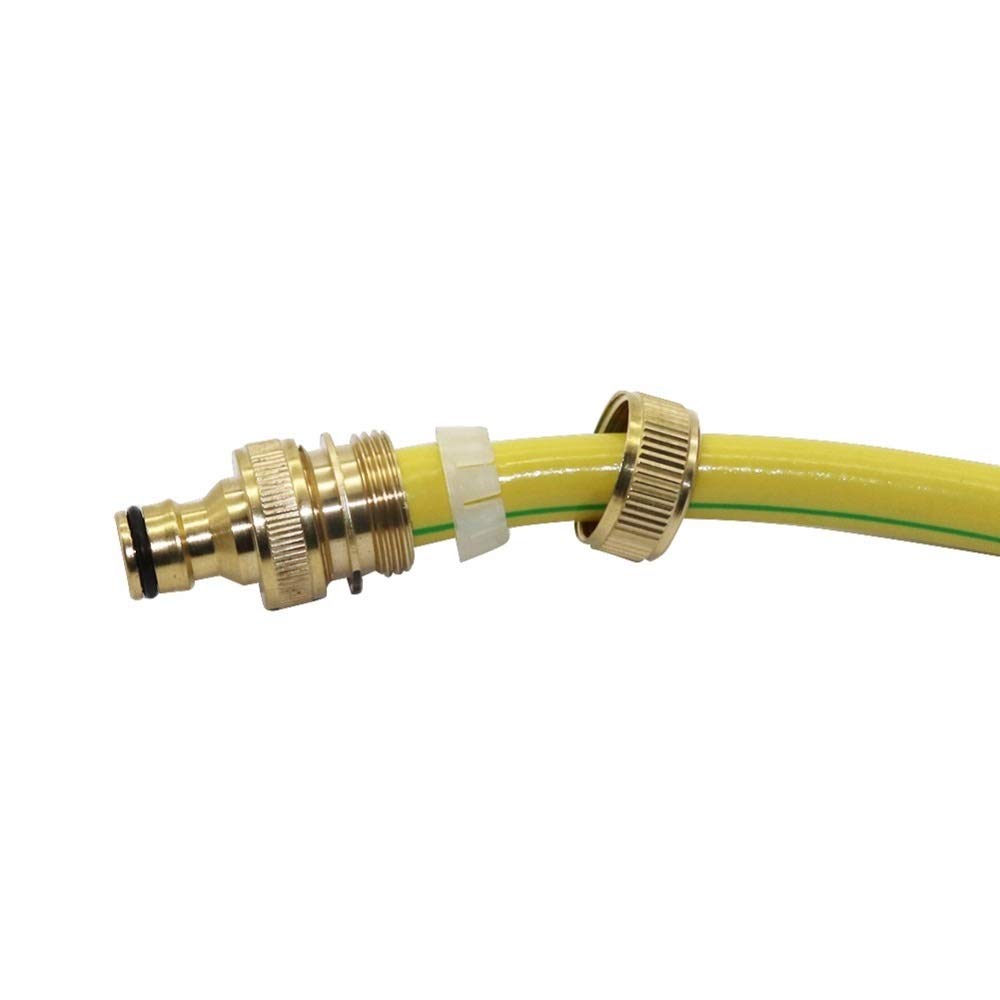 Garten-Klempnerschlauch-Adapter 10 Sätze 3/4 "Innengewinde Schnellanschluss Fuge mit 3/4" männliche Gewindeanschluss Auto Waschbeschläge Gartenwasseranschlüsse