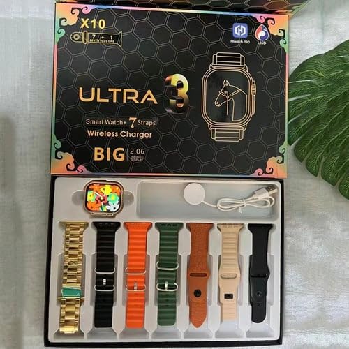 GET IN THE GAME Ultra 3 Smart Watch with charging cable