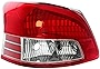 Compatible with Toyota Yaris Sedan Tail Light Lamp 2007 2008 2009 2010 2011 Driver Left Side