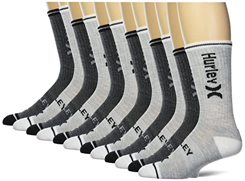 Hurley Kids' 6-Pack Active Everyday Knit Socks