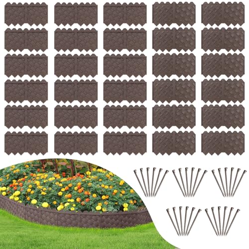 30-Pack Weaving Flower Bed Garden Edging Borders (30 FT) -