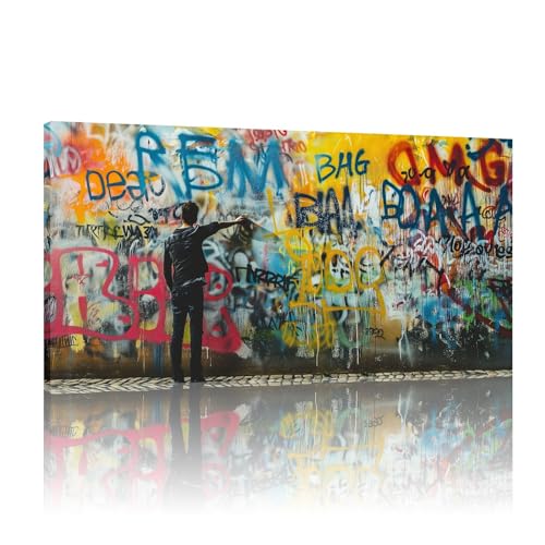 Toile murale Banksy pour décorer facilement un appartement étudiant