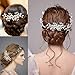 Produktbild WOWOSS 2 stücke Mode Retro Elegante Damen Perle Strass Haarspange Hochzeit Brautschmuck Braut Haarschmuck Kopfschmuck Hochzeit Zubehör